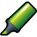 highlighter,green icon