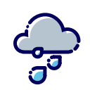 cloud, nuvola, pioggia, rain, temporale, weather svg vector icon