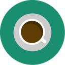 brown, cafe, coffee, green, minimal icon