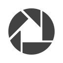 communication, internet, logo, picasa, technology, video, website svg vector icon