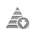 pyramid,down icon