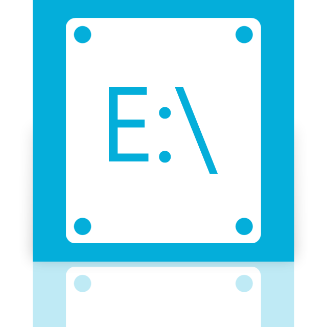 e, mirror icon