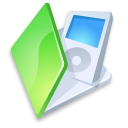 folder,ipod,green icon