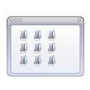 view,folder,window icon