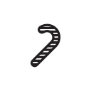 candy, chistmas, sweet svg vector icon