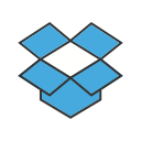 brand, cloud, data, dropbox, screen, storage, technology svg vector icon