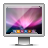screen,aurora,leopard,glossy icon