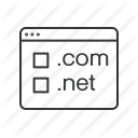 browser, domain, home page, homepage, internet, web, web address icon