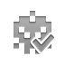 alien,checkmark icon