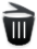 delete,bin icon