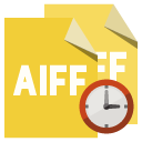 file,format,aiff,clock icon