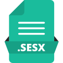 adobe audition, adobe file extensions, document, extension , file, file format, sesx svg vector icon