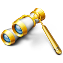 binoculars, find, search icon