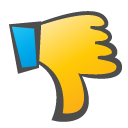 childish,thumb,down icon