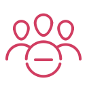 delete, group, member, minus, people, remove, team svg vector icon