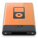 b, ipod, orange icon