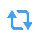 arrows, repeat, retweet, share svg vector icon