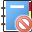 notebook,delete,del,remove icon