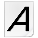 kcmfontinst icon