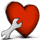 favourite, settings icon