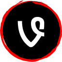 logo, media, social, vine svg vector icon