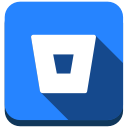 bitbucket, git, version control system svg vector icon