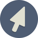 arrow, cursor, pointer svg vector icon