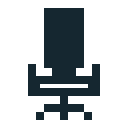 boss, business, chair, office, seat svg vector icon