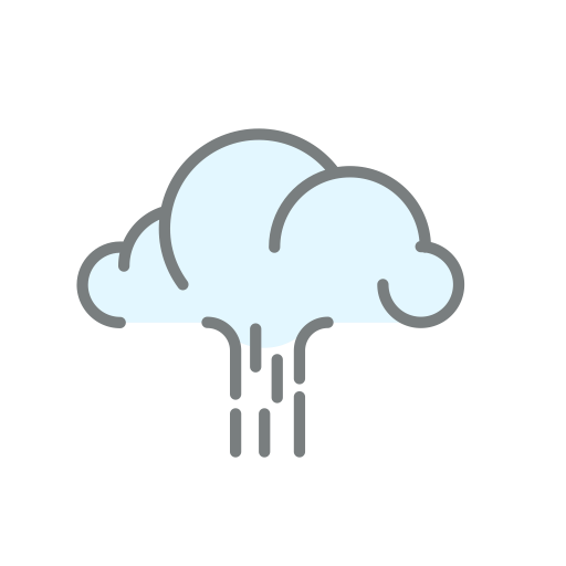 Rain svg vector icon