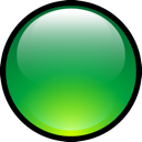 aqua, ball, green icon