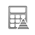 calculator,pyramid icon