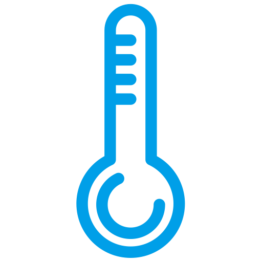 Temperature svg vector icon