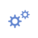 edit tool bar, navigate, notification, settings svg vector icon