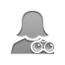 user,woman,binoculars icon