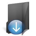 download,folder,descending,fall,decrease,down,descend icon