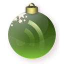 feed,christmas,green,rss,subscribe icon