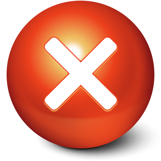 cute,ball,stop,close,no,cancel icon
