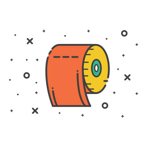 Roll Of Paper svg vector icon