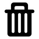 can, trash svg vector icon