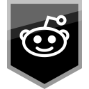 logo, media, reddit, social svg vector icon