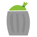 dock,fulltrash icon