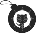ball, christmas, github svg vector icon