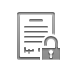 contract,lock,open icon