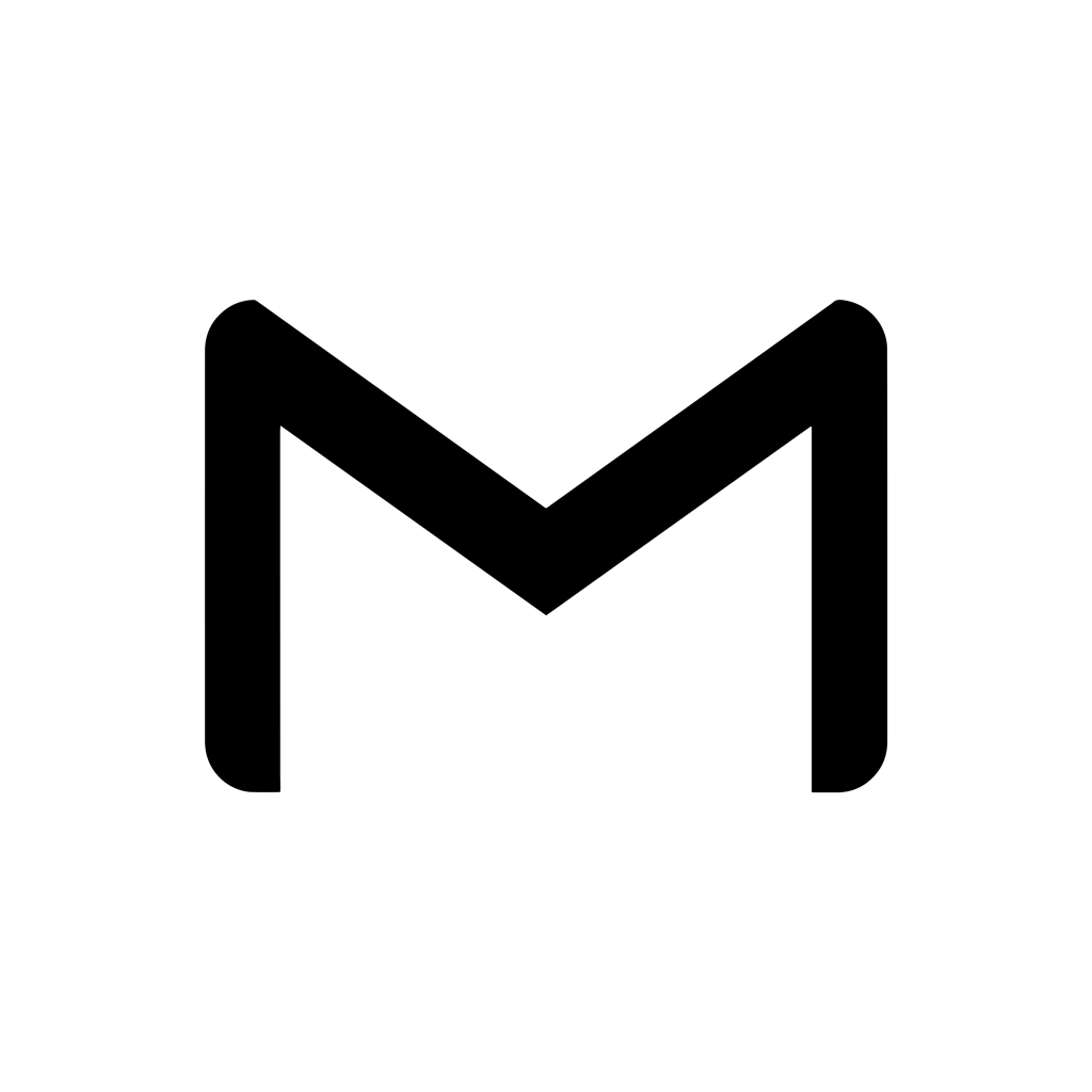 gmail,black icon