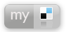 delicious, grey icon