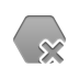 polygon,cross icon