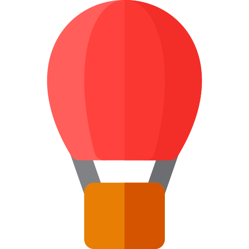 Hot Air Balloon svg vector icon