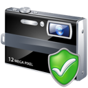 camera, check icon