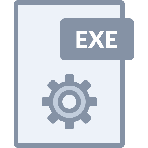 Exe svg vector icon