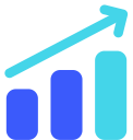analytics, chart, graph, report, statistic, statistics svg vector icon